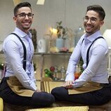 Los gemelos Frigenti, camareros de 'First Dates Café'