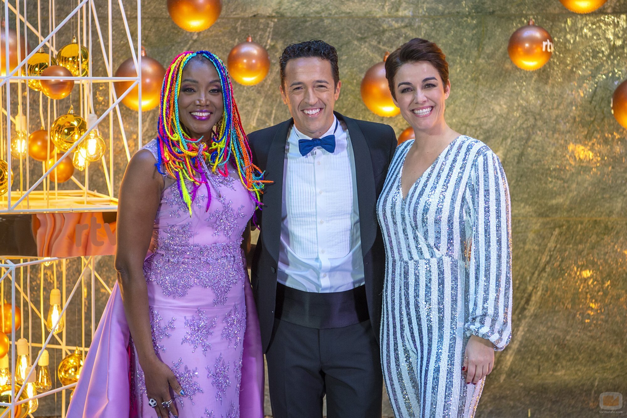 Lucrecia, Jacob Petrus y Marta Solano en 'La Navidad que quieres' de TVE