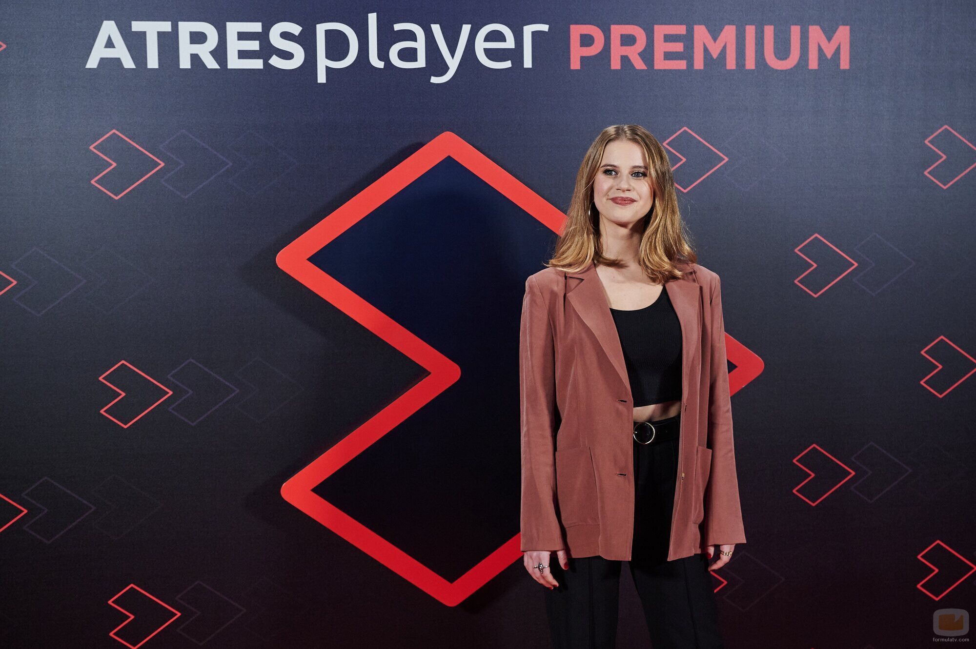 Elisabet Casanovas, de 'La Ruta', posa en el evento de Atresplayer Premium