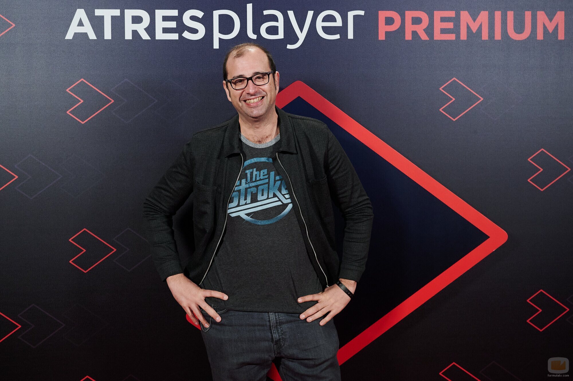 El director Paco Cabezas posa en el evento de Atresplayer Premium