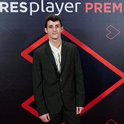 Daniel Ibáñez ('La edad de la ira'), en el acto de Atresplayer Premium