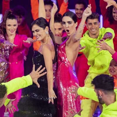 Elena S. Sánchez y Rocío Muñoz, presentadoras de '¡Feliz 2022!' en La 1