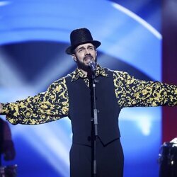 Rasel, interpretando a Juan Luis Guerra en la gala 7 de 'Tu cara me suena 9'