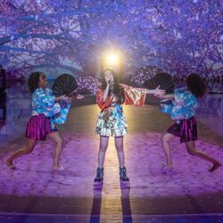 Ayana, en el escenario de Eurovisión Junior 2021