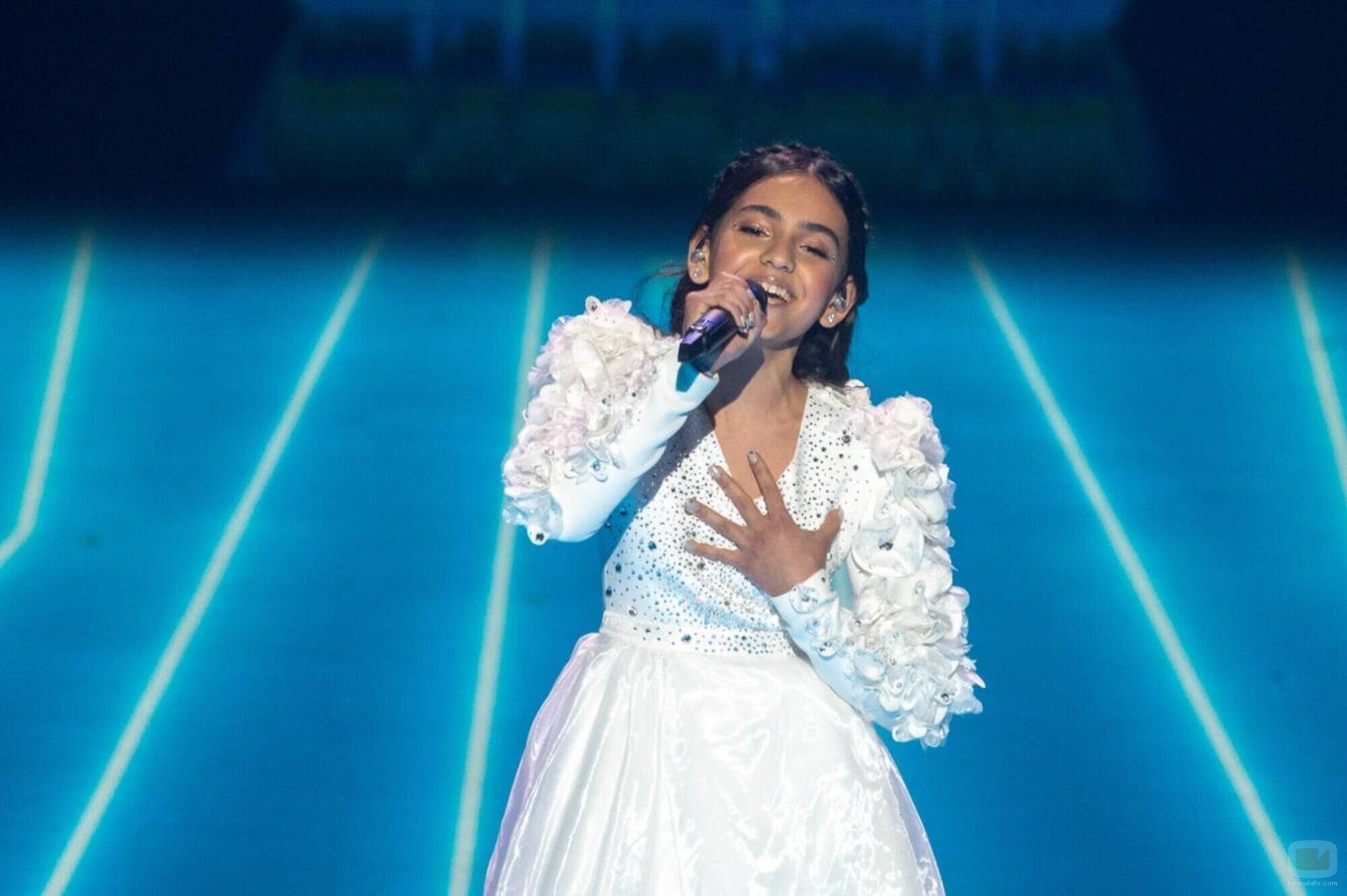 Sona Azizova, en la Final Eurovisión Junior 2021
