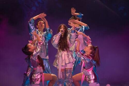 Maléna, durante la Final de Eurovisión Junior 2021