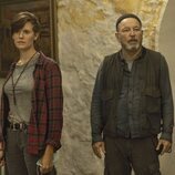Maggie Grace y Rubén Blades en la séptima temporada de 'Fear The Walking Dead'