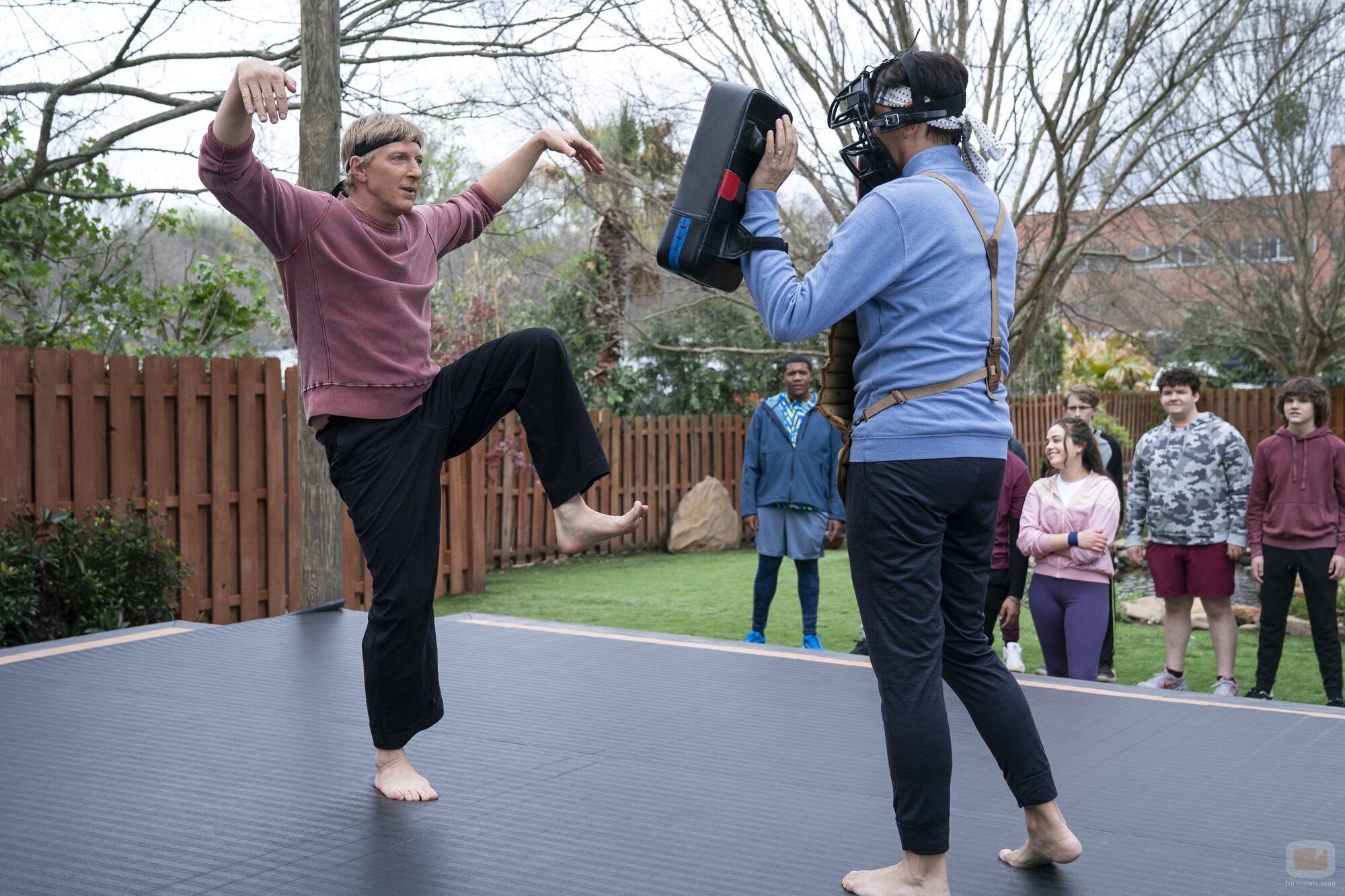 Johnny Lawrence en la cuarta temporada de 'Cobra Kai'