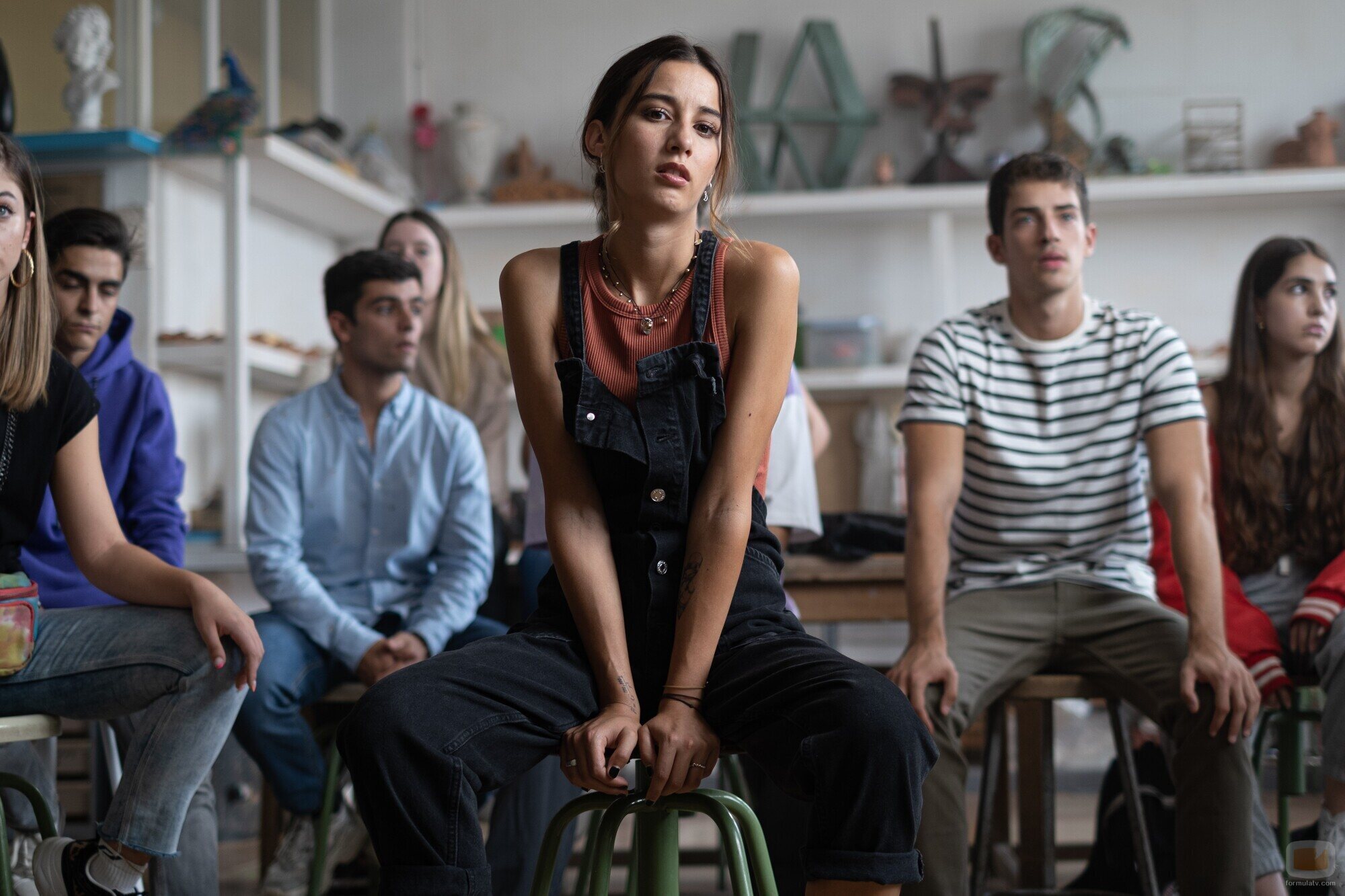 Amaia Aberasturi y Manu Ríos en 'La edad de la ira'