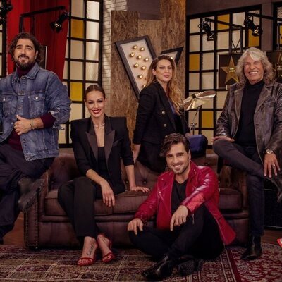 Antonio Orozco, Eva González, David Bustamante, Niña Pastori y José Mercé, en 'La Voz Senior'