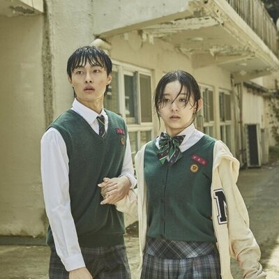 Yoon Chan-young y Park Ji-hu en 'Estamos muertos'
