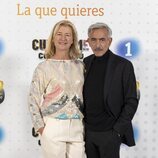 Ana Duato e Imanol Arias, en la presentación de la temporada 22 de 'Cuéntame'