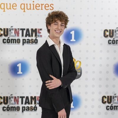 Asier Valdestilla en la presentación de la temporada 22 de 'Cuéntame'