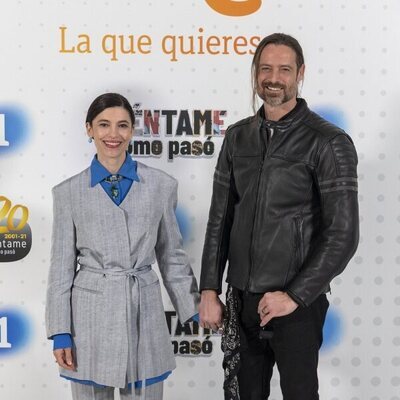 Irene Visiedo y William Miller en la presentación de la temporada 22 de 'Cuéntame'