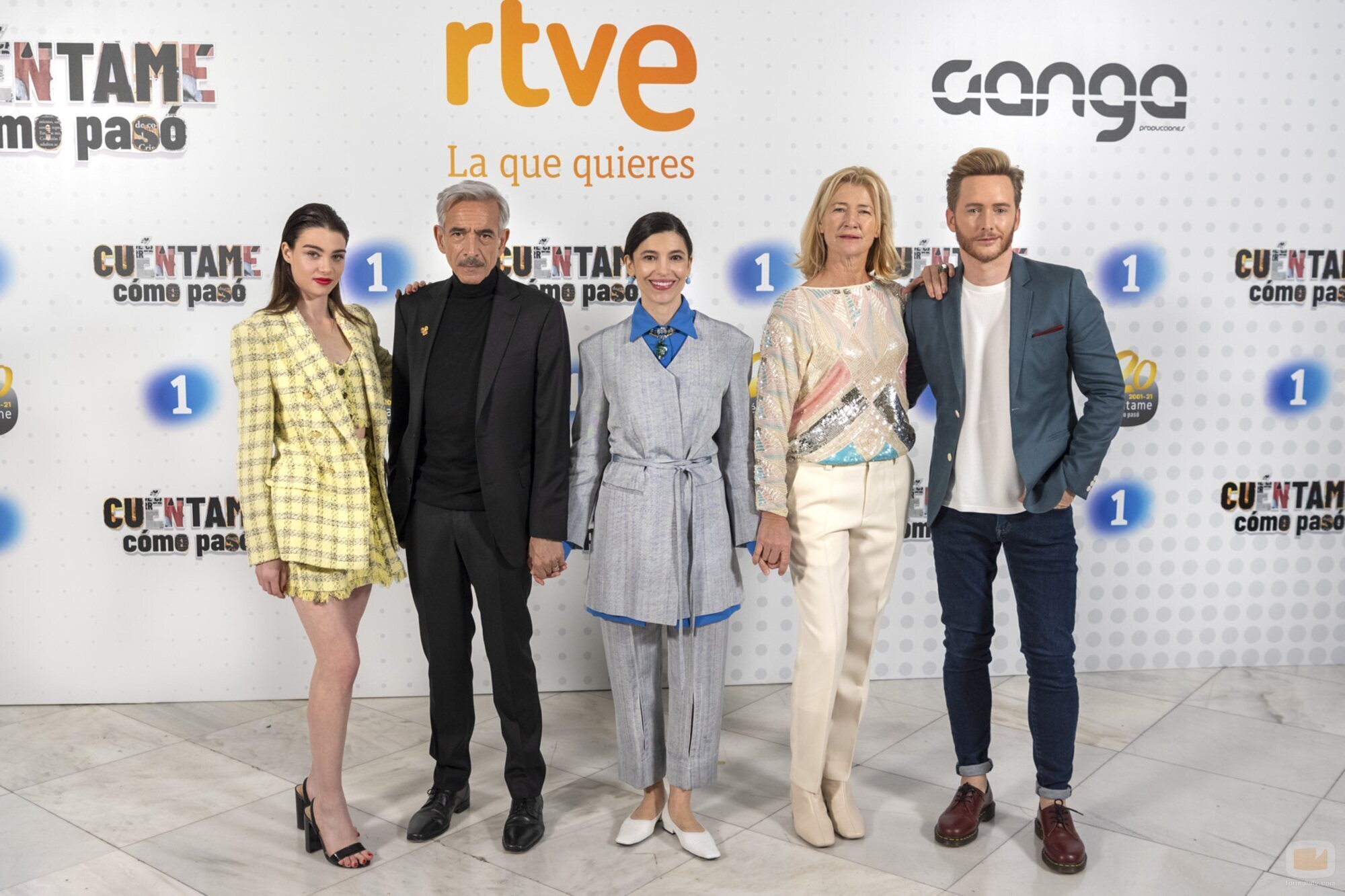 Los protagonistas de 'Cuéntame' en la presentación de la temporada 22