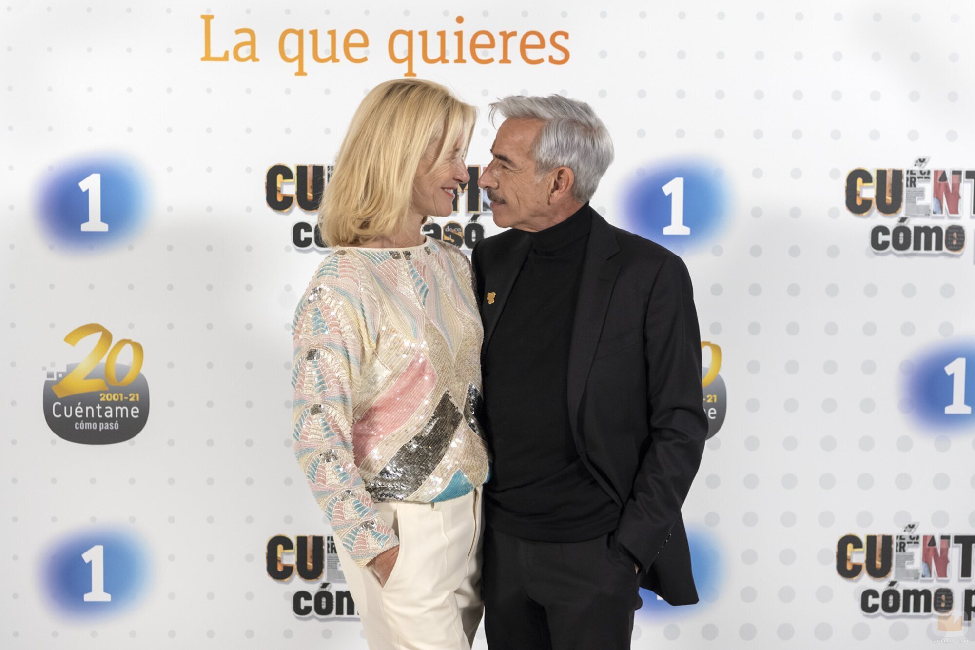 El matrimonio Alcántara en la presentación de la temporada 22 de 'Cuéntame'