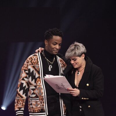 Kenny y Brenda, durante el estreno de 'Secret Story 2'