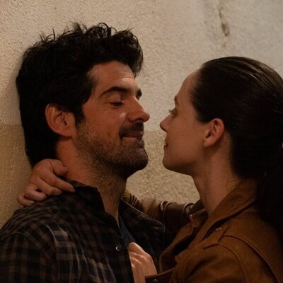 Daniela y Óscar, en una escena de 'Sequía'