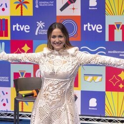 Rigoberta Bandini, finalista del Benidorm Fest, tras actuar en la Semifinal 2