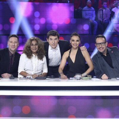 Manel Fuentes, junto al jurado de 'Tu cara me suena 9' en la gala 10