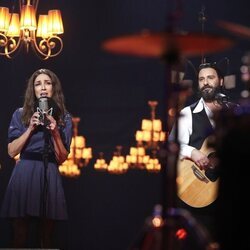 Lydia Bosch y Miquel Fernández imitan a Anni B Sweet y Coque Malla en la gala 11 de 'Tu cara me suena 9'