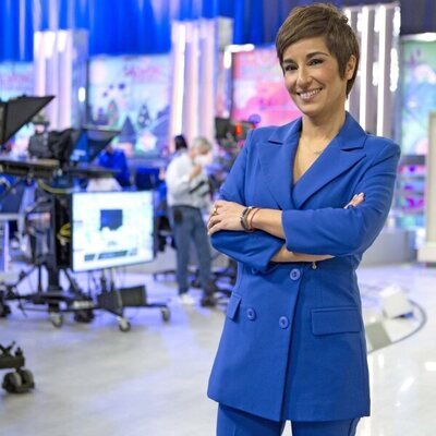 Adela González Acuña, en el plató de 'Sálvame'