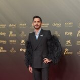 Paco León posa en la alfombra roja de los Goya 2022