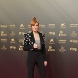 Nathalie Poza posa en la alfombra roja de los Goya 2022