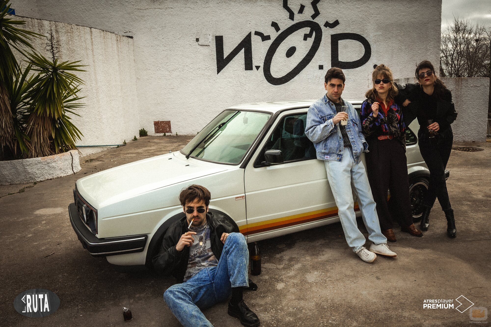 Ricardo Gómez, Àlex Monner, Elisabet Casanovas y Claudia Salas ruedan 'La Ruta'