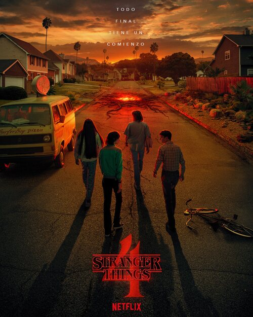 Póster de California de la cuarta temporada de 'Stranger Things'