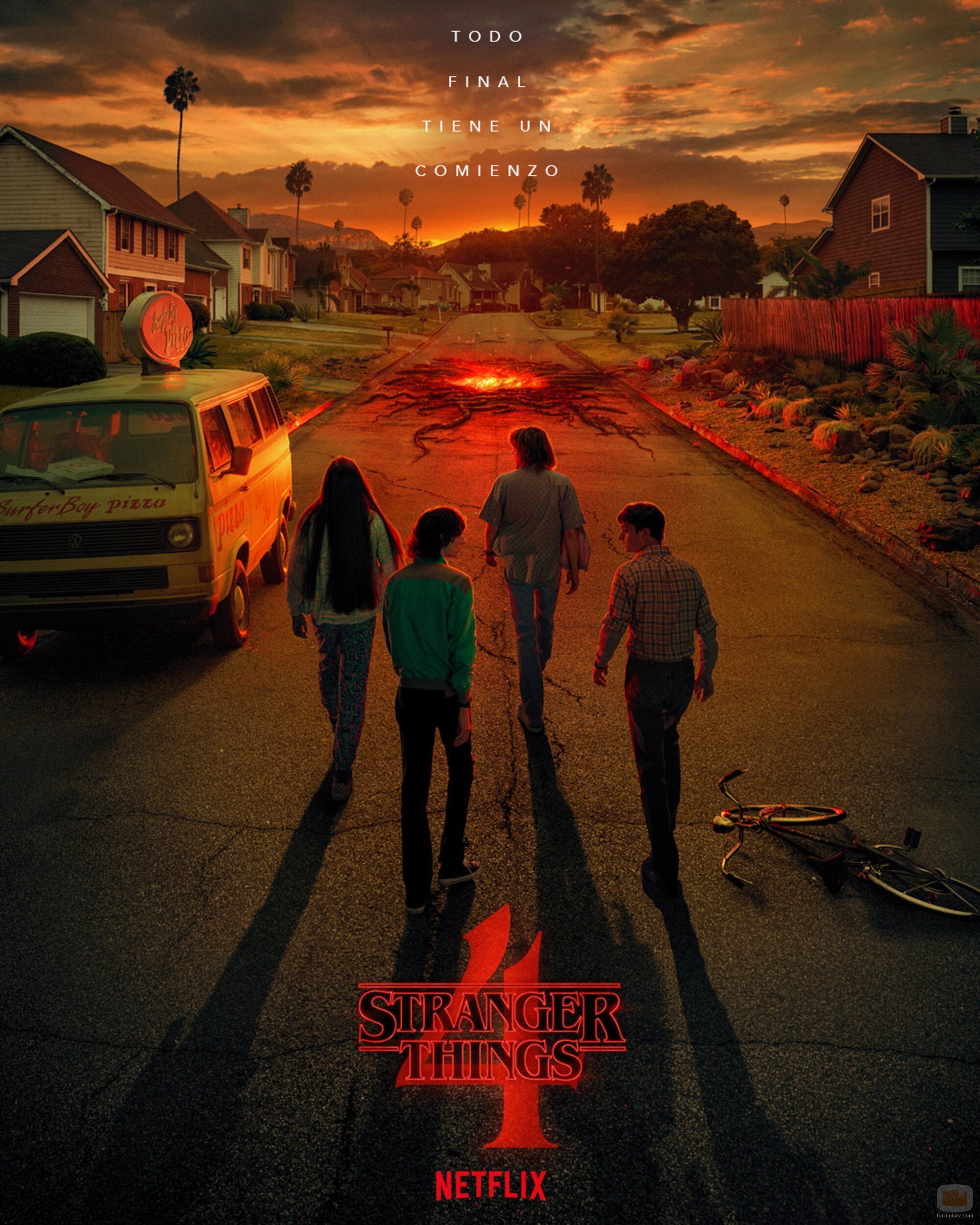 Póster de California de la cuarta temporada de 'Stranger Things'