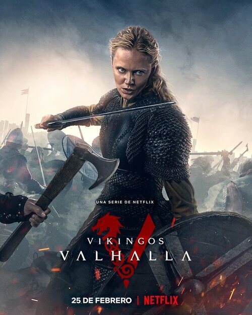 Póster de Freydis en la primera temporada de 'Vikingos: Valhalla'