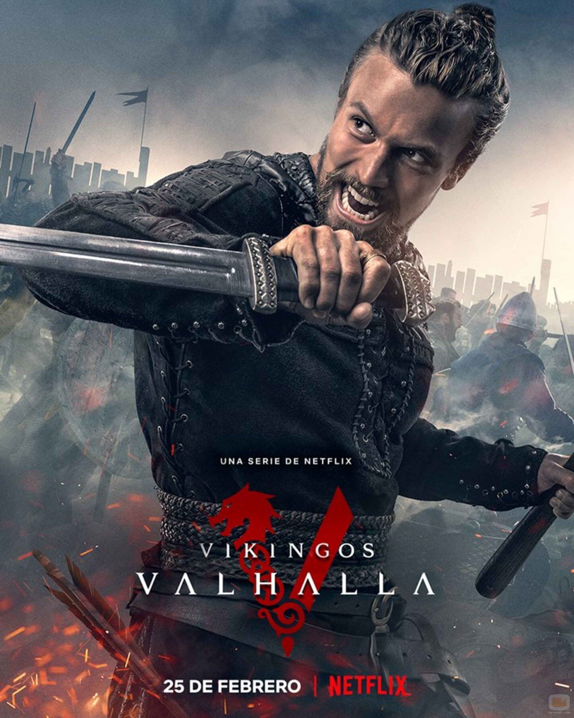 Póster de Harald en la primera temporada de 'Vikingos: Valhalla'