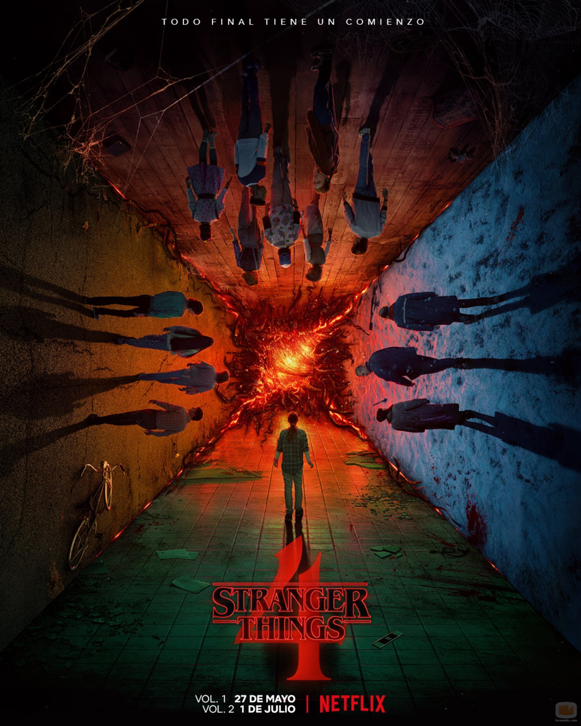 Póster de la cuarta temporada de 'Stranger Things'