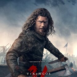 Póster de Leif en la primera temporada de 'Vikingos: Valhalla'