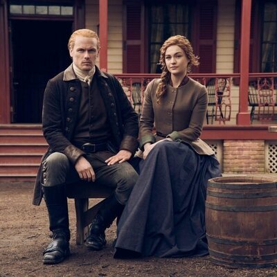 Sam Heughan y Sophie Skelton en la sexta temporada de 'Outlander'