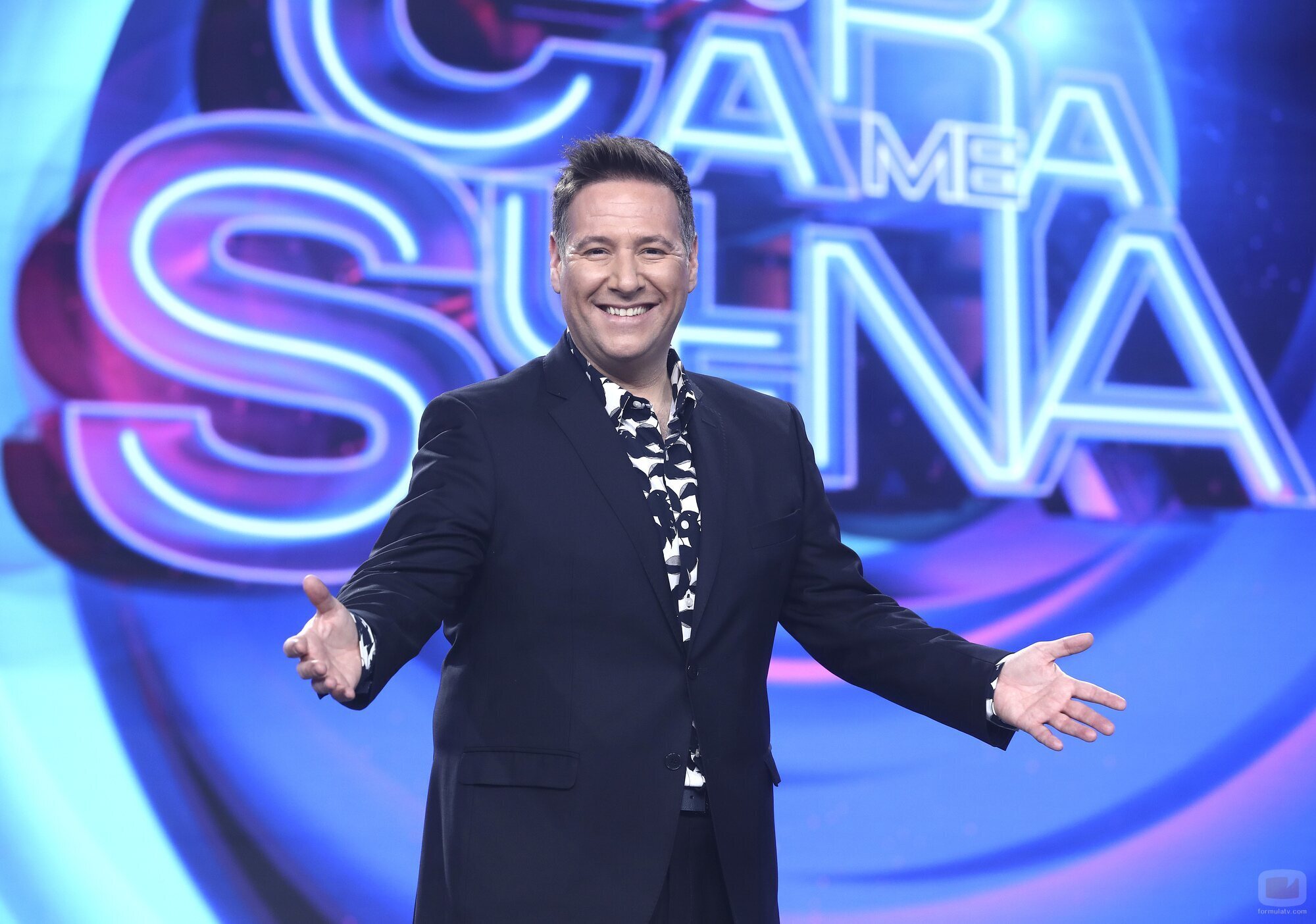 Carlos Latre posa en la Gala 14 de 'Tu cara me suena 9'