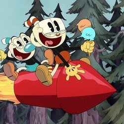 Cuphead y Mugman, versión TV