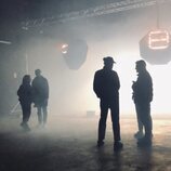 Set de grabación del videoclip de "SloMo"
