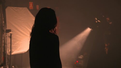 Chanel, a contraluz en el rodaje de "SloMo"