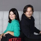 Laura y Alberto Cabellero, en su fichaje por Netflix