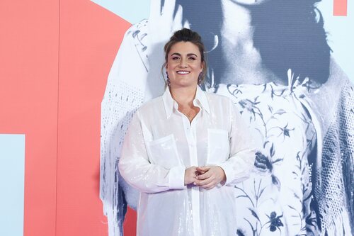Carlota Corredera, en el photocall de "Mujeres cantan a Rocío Jurado"