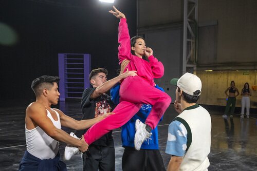 El equipo de baile de Chanel ensayando 'SloMo' para Eurovisión 2022