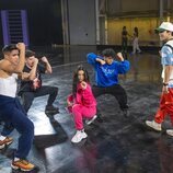 Chanel y su equipo de baile con Kyle Hanagami ensayando 'SloMo' para Eurovisión 2022