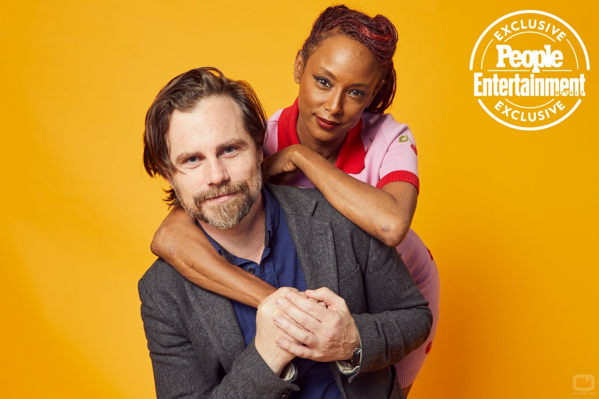 Rider Strong y Trina McGee-Davis en la '90s Con