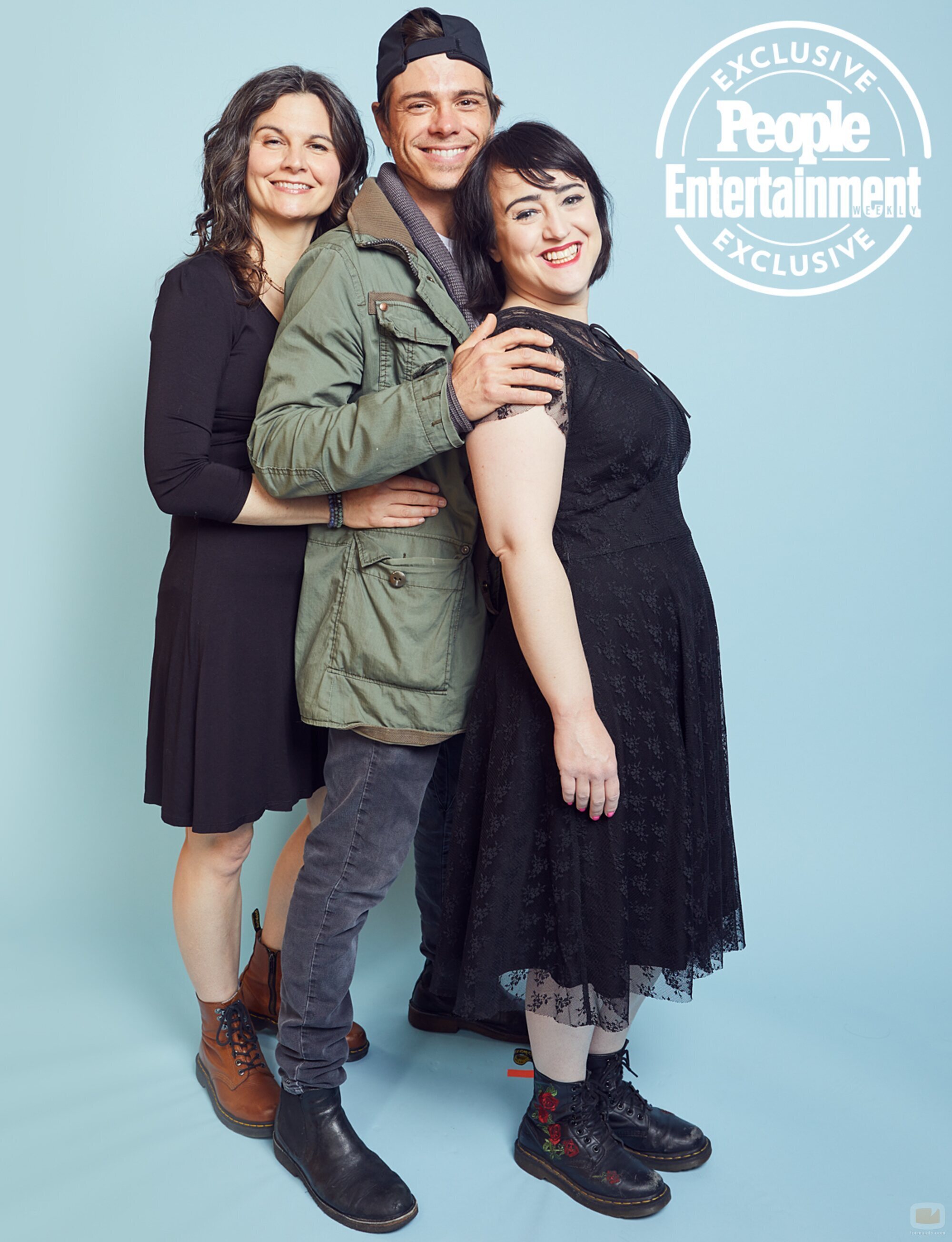 Lisa Jakub y Matthew Lawrence y Mara Wilson en la '90s Con