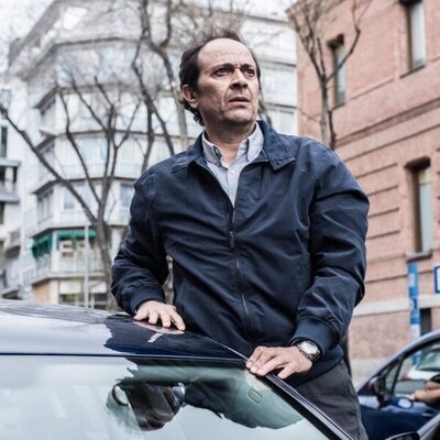 Luis Callejo en el rodaje de 'Apagón'
