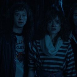 Steve, Eddy, Nancy y Robin en la cuarta temporada de 'Stranger Things'