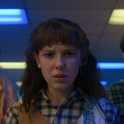 Mike, Eleven y Will en la cuarta temporada de 'Stranger Things'