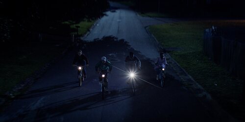 Max, Dustin, Lucas y Erica en la cuarta temporada de 'Stranger Things'